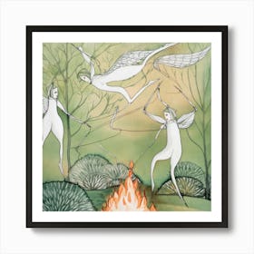 Angels Of The Forest Art Print