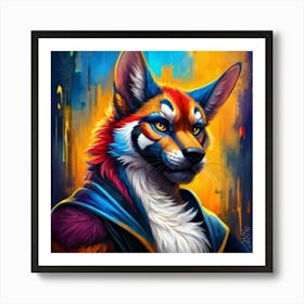 Fox ai Art Print