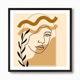 Portrait Of A Woman Art Print