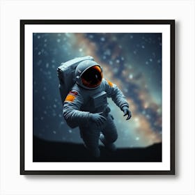 Astronaut In Space 9 Art Print