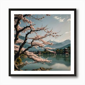 Cherry Blossoms Art Print