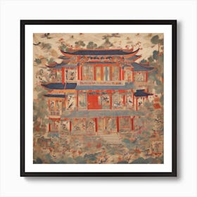 Leonardo Diffusion Xl A Chinese House Kantha 0 Copy 3292x3292 Art Print