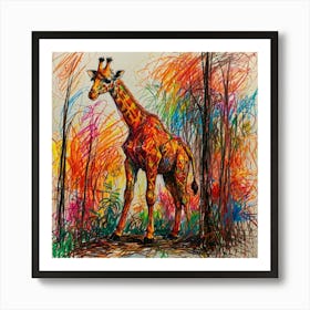 Giraffe 1 Art Print