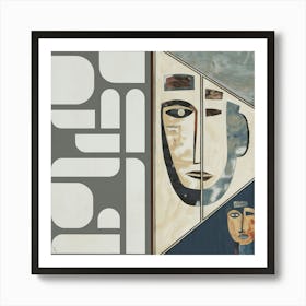 'Faces' Art Print