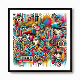 Street Art Art Print