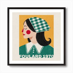 Foulard Square Art Print