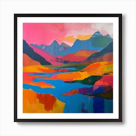 Abstract Travel Collection Nepal 4 Art Print