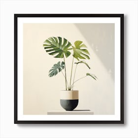 Monstera Plant Art Print