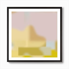 Existence 1 Gradient Square Art Print