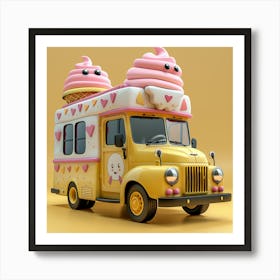 Ice Cream Truck 4 Art Print