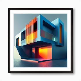 Modern House Art Print