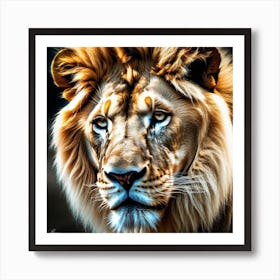 Lion Portrait 27 Art Print