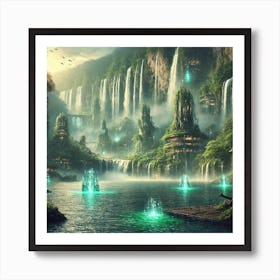 Cascade Sovereignty Territory 1024x1024 Art Print