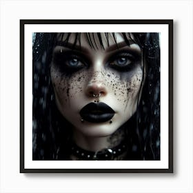 Gothic Beauty 2 Art Print