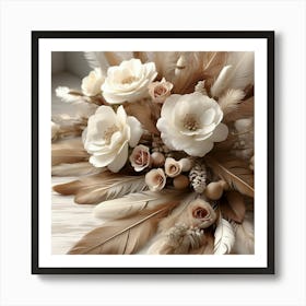 Boho Whispers of Elegance 26 Art Print