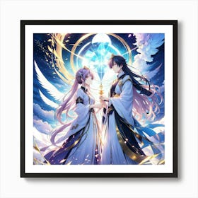 Angels And Demons 1 Art Print