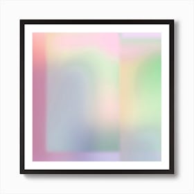 Dimension 2 Gradient Square Art Print