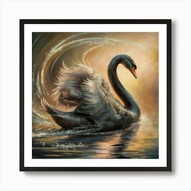 Black Swan Art Print