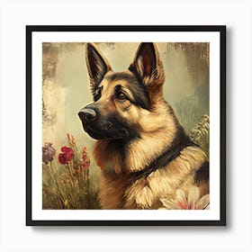 German Shepherd Art Print