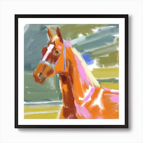 Thoroughbred Horse 03 Art Print