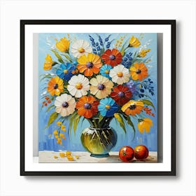 Flowers In A Vase 8 Art Print