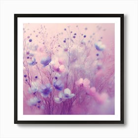 Pink Flowers Art Print