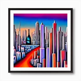 'Cityscape I' Art Print