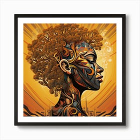 African Woman 78 Art Print