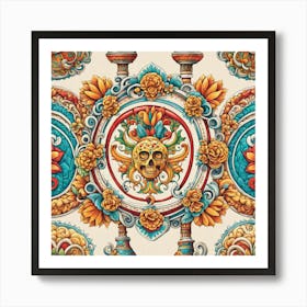 Mexican Pattern 11 Art Print