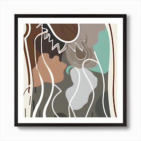 Boho Abstract 1 Art Print