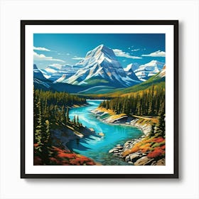 National Park Banff Canada Art Print