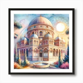 Dome Of Jerusalem Art Print