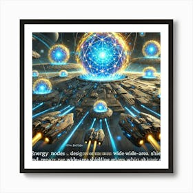 A Detailed Depiction Of The Energy Nodes On The As Art Print