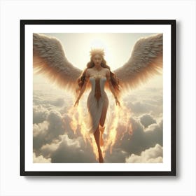 Angel - Angel Stock Videos & Royalty-Free Footage Art Print