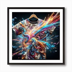 Abstract T-Shirt Design Art Print