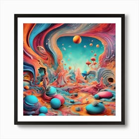 Psychedelic Art 1 Art Print