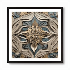 Abstract Floral Wall Art 2 Art Print