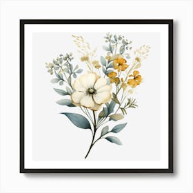 Bouquet Of Flowers 3 Art Print