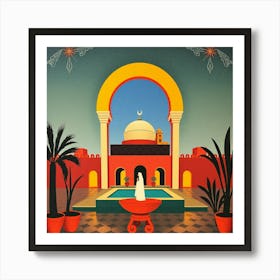 Islamic Mosque 2 Art Print