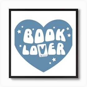 Book Lover Art Print