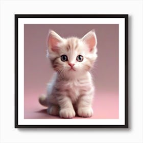 Cute Kitten 3 Art Print