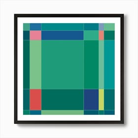 Squares Art Print