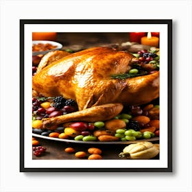 Thanksgiving Turkey Art Print