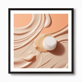 Peachy Skincare Art Print