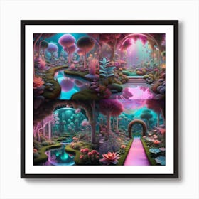 Fairytale Forest 3 Art Print