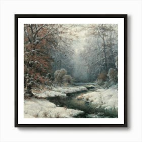 Winter Scene 6 Art Print