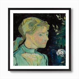 Van Gogh,Portrait Of A Young Woman Art Print