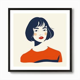 Illustration Of A Woman 2 Art Print