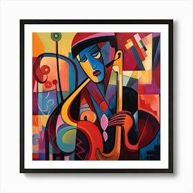 Saxophone Player 29 Art Print