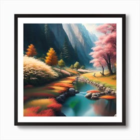 Spring In The Mountains Art Print